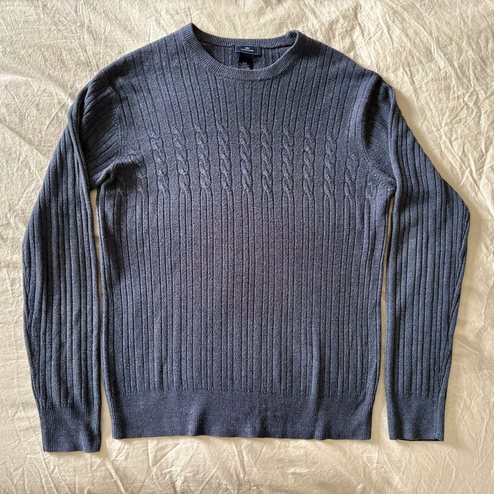 Men’s Dockers Cable Knit Sweater M (GUC) 90’s Preppy
